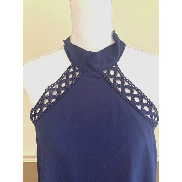 Lulus Any Sway Shape or Form Dress Halter Crochet Lace - Picture 3 of 10